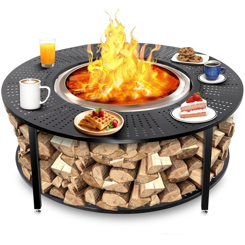 Fire pit surround tabletop - fire,