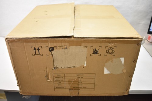 Outdoor fire pit assembly set - pit,