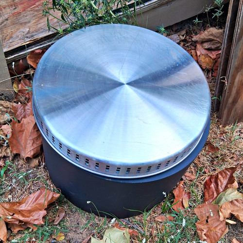 Round outdoor standing - round, metal