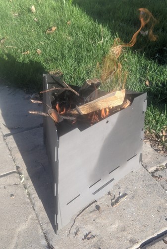 Wood fire pit carry - pit,,