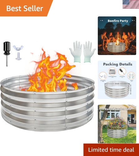 Classic silver inch fire - silver,