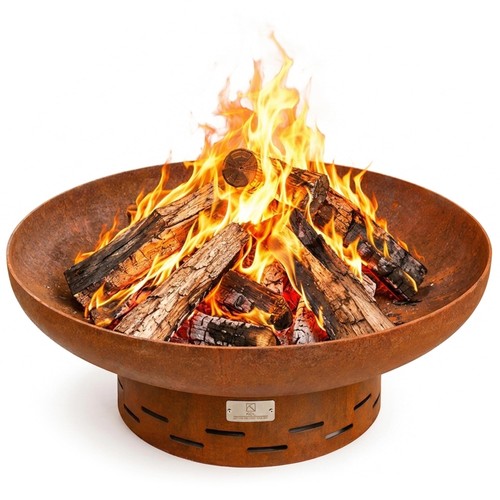 Fire pit inch round wood - inch,