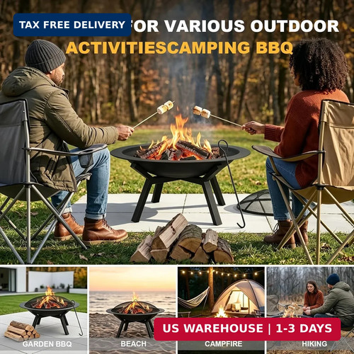 Outdoor wood burning fire - outdoor,