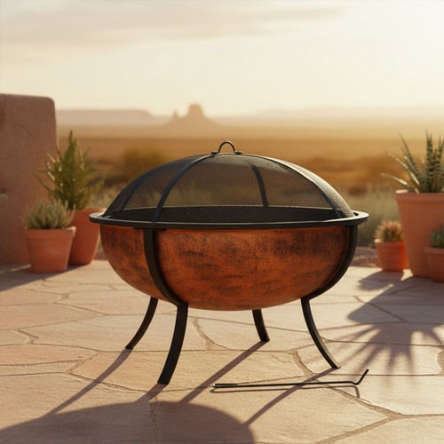Round steel outdoor - round,