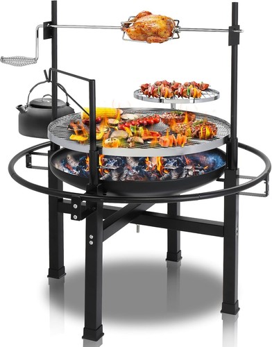Wood fire pit - fire, w/