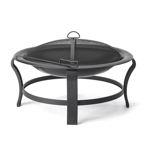 Black steel round - black, burning