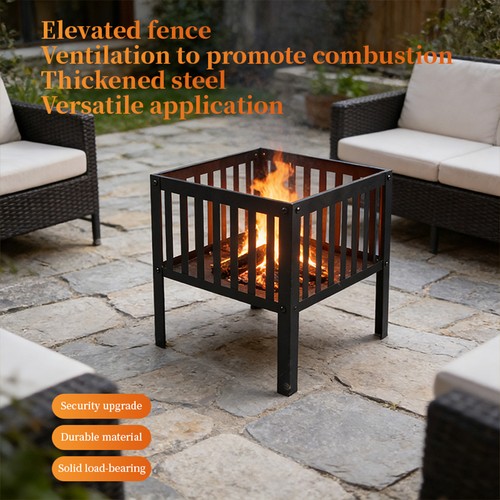 Fire pit inch square - square, design