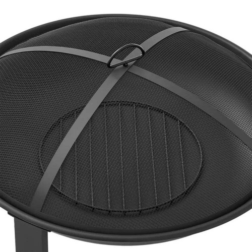 Inch wood burning fire pit - burning,