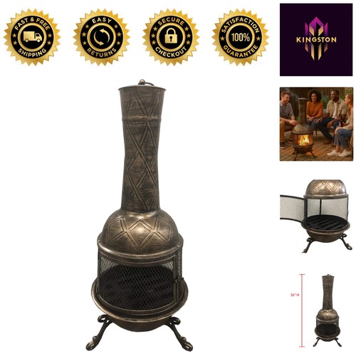 Elite antique bronze - antique, chimenea