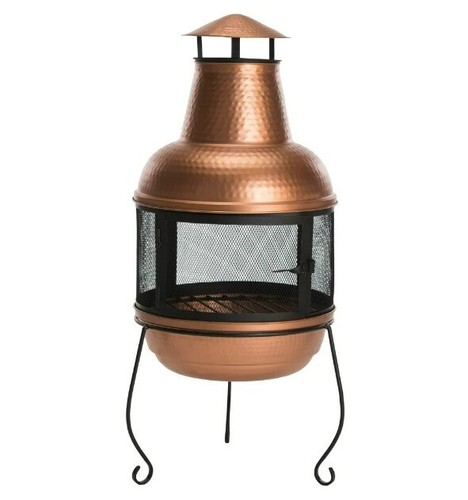 New chiminea fire pit outdoor - new,