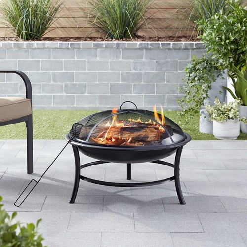 Inch round black - round, iron