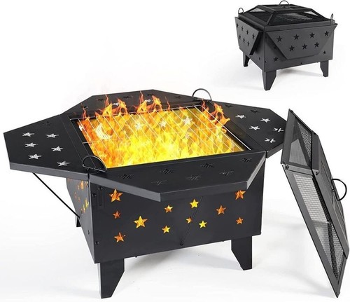 Steel wood burning outdoor - steel,