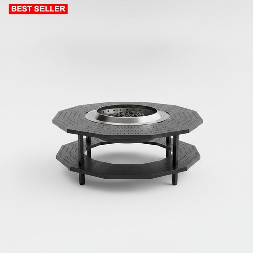 Tabletop fire pit - pit, surround