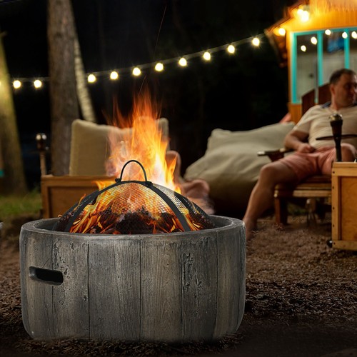 Outsunny fire pit with - outsunny,