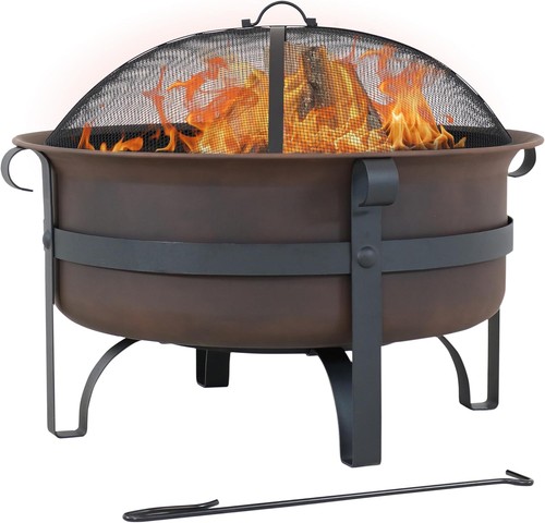 Round patio fire pit for - 29",