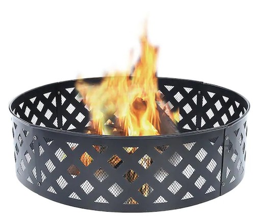 Steel outdoor camp fire ring - steel,