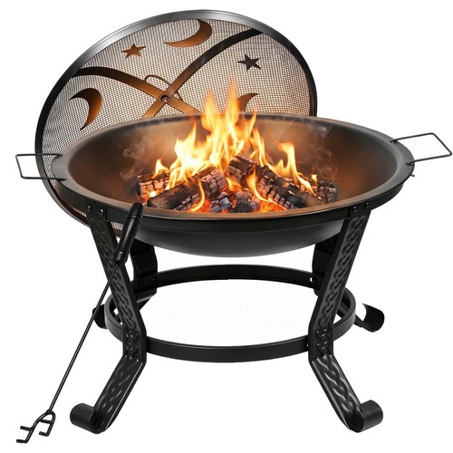 Fire pit wood burning - wood, portable